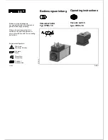 Preview for 1 page of Festo VPEV-1/8 Operating Instructions Manual