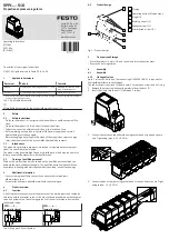 Предварительный просмотр 1 страницы Festo VPPI S1D Series Operating Instructions