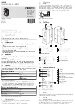 Festo VPPM Operating Instructions preview