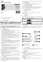 Preview for 1 page of Festo VYKB Operating Instructions