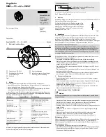 Festo VZBC-x-FF-x-22-x-V4V4T Series Operating Instructions preview