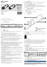 Festo VZQA-C-M22U Operating Instruction preview