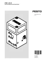 Предварительный просмотр 1 страницы Festo ZSB-1/8-B Translation Of The Original Instructions