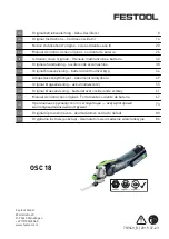 Festool 10041860 Original Instructions Manual предпросмотр