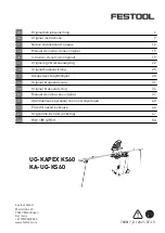 Preview for 1 page of Festool 201908 Original Instructions Manual