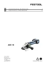 Festool 204079 Original Instructions Manual preview