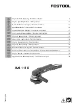 Preview for 1 page of Festool 490002 Original Operating Manual