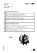 Preview for 1 page of Festool 495760 Operating Manual