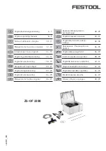 Предварительный просмотр 1 страницы Festool 497655 Original Operating Manual