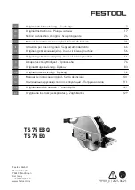 Festool 561184 Original Instructions Manual preview