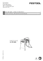 Preview for 1 page of Festool 575622 Instructions Manual