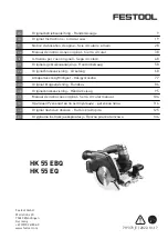 Preview for 1 page of Festool 576121 Original Instructions Manual