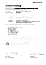 Preview for 8 page of Festool 576847 Original Instructions Manual