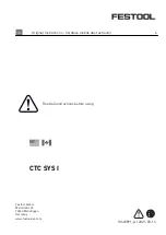 Preview for 1 page of Festool 576941 Original Instructions Manual