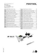 Предварительный просмотр 1 страницы Festool AP-KA 65 Original Operating Manual