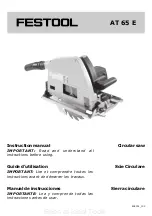 Preview for 1 page of Festool AT 65 E Instruction Manual