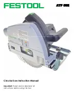 Предварительный просмотр 1 страницы Festool ATF 55E Instruction Manual