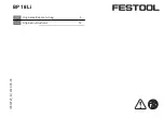 Festool BP 18 Li 3,1 Ergo I Original Instructions Manual preview