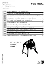 Festool CS 50 EG Original Instructions Manual предпросмотр