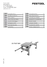 Festool CS 70 ST 650 Assembly Instructions Manual предпросмотр