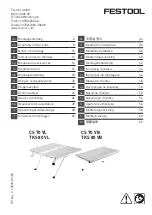 Festool CS 70 VB Assembly Instructions Manual предпросмотр