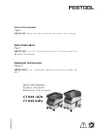 Preview for 1 page of Festool CT MIDI HEPA Instruction Manual