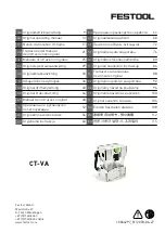 Festool CT-VA Original Operating Instructions предпросмотр