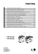 Preview for 1 page of Festool CTH 26 E/a Original Operating Manual