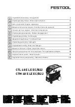 Preview for 1 page of Festool CTL 48 E LE EC/B22 Original Operating Manual