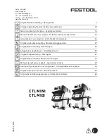 Preview for 1 page of Festool CTL MIDI Original Operating Manual