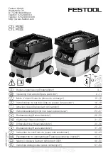 Festool CTL MINI Operating Instructions Manual preview