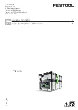 Festool CTL SYS Original Operating Manual preview