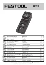 Предварительный просмотр 1 страницы Festool ECU 45 Operating Instructions Manual