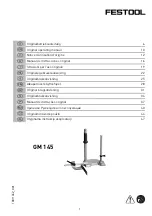 Festool GM 145 Original Operating Manual preview