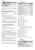 Preview for 78 page of Festool HK 85 EB Operating Manual