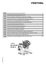 Festool KAPEX KS 120 EB Original Operating Manual/Spare Parts List preview