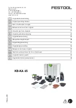 Festool KB-KA 65 Original Operating Manual preview