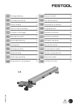 Preview for 1 page of Festool LA Assembly Instructions Manual