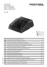 Festool LC 45 Operating Instructions Manual preview