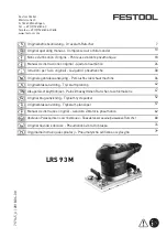 Preview for 1 page of Festool LRS 93 M Original Operating Manual