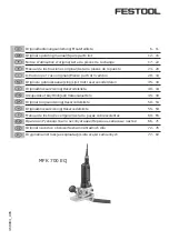 Festool MFK 700 EQ Original Operating Manual/Spare Parts List preview