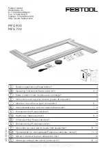 Festool MFS 400 Operating Instructions preview