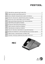 Preview for 1 page of Festool MXC Original Operating Manual/Spare Parts List