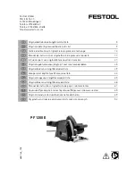 Festool PF 1200 E Alucobond Original Operating Manual preview