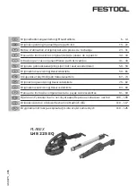 Festool PLANEX LHS 225 EQ Original Operating Manual/Spare Parts List preview