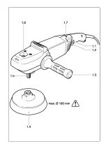 Предварительный просмотр 3 страницы Festool Pollux 180 E Operating Instructions/Spare Parts List