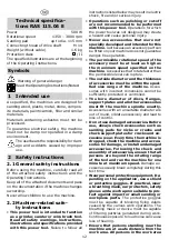 Preview for 12 page of Festool RAS 115.04 E Original Operating Manual/Spare Parts List