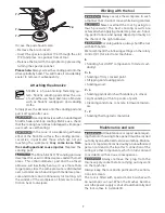 Preview for 9 page of Festool RAS 115 E Instruction Manual