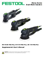 Festool RO 125 FEQ Plus Supplemental User'S Manual preview