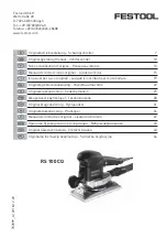 Preview for 1 page of Festool RS 100 CQ Original Operating Manual